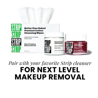 Strip Makeup - Disposable Makeup Wipes Unbleached & Untreated 100 Wipes