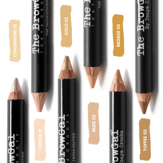The BrowGal - Highlighter Pencil Gold/Nude 02