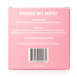Booby Tape - Silicone Nipple Covers 1 Reusable Pair