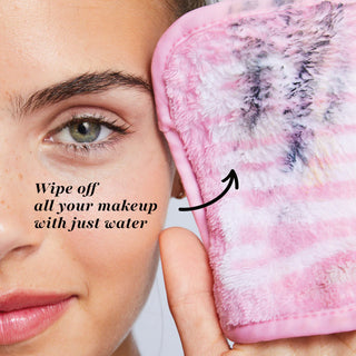 Strip Makeup-Reusable Makeup Wipes Blue & Pink