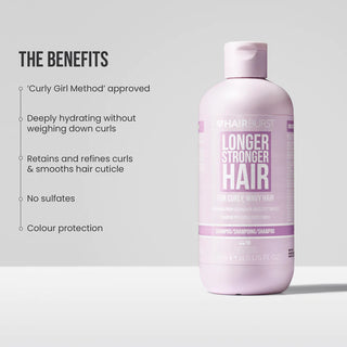 HairBurst - Shampoo for Curly and Wavy Hair 350ml (Purple)