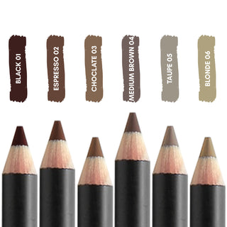 The BrowGal- Skinny Eyebrow Pencil 01 Black