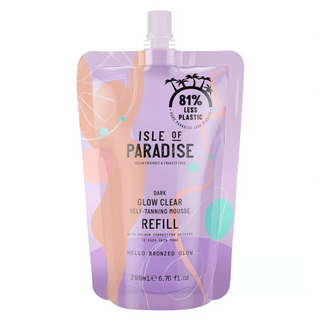 Isle Of Paradise - Glow Clear Mousse Refill Violet Dark 200ml