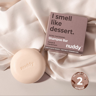 Nuddy - Shampoo Extra Thickening Bar Cocoa & Cardamom