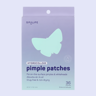 SpaLife - Pimple Patches Hydrocolloid Butterfly 18 Mint & 18 Purple Patches