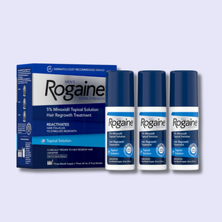 Rogaine - 5 % Minoxidil Solution Hair Regrowth for Men 60ml (3 Mths Spp)