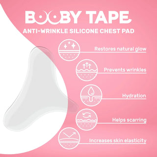 Booby Tape - Anti-Wrinkle Silicone Chest Pad 1 Reusable