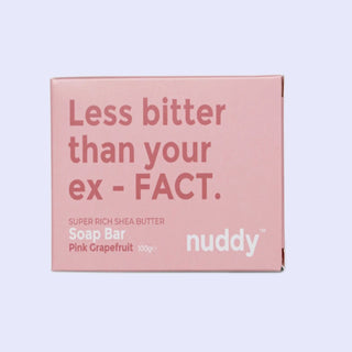 Nuddy - Moisturizing Soap Bar Pink Grapefruit