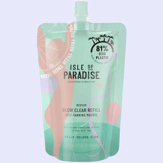 Isle Of Paradise - Glow Clear Mousse Refill Green Medium 200ml