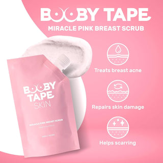 Booby Tape - Miracle Pink Breast Scrub 150g
